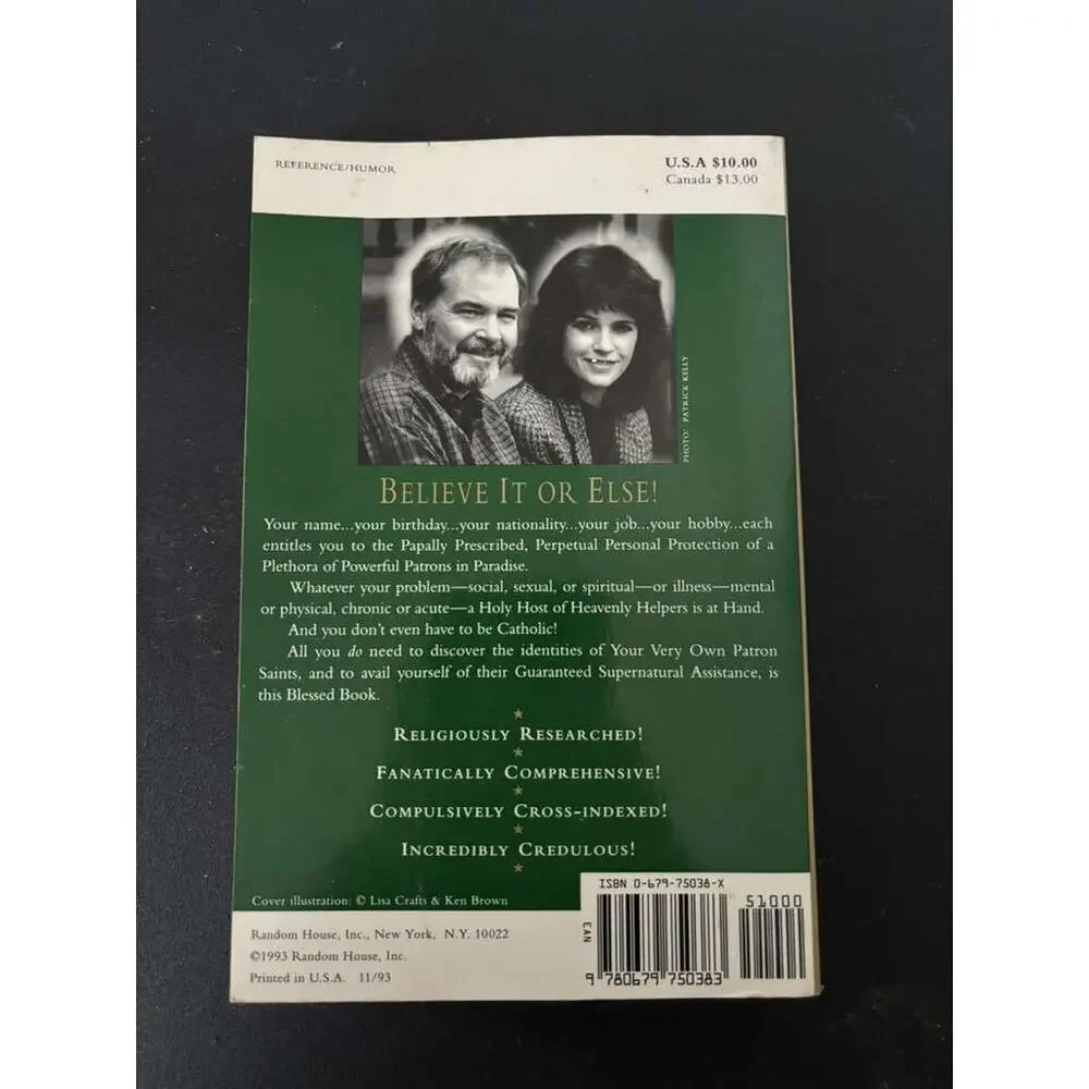 Saints Preserve Us Sean Kelly Rosemary Rogers Catholic Humor Reference Book